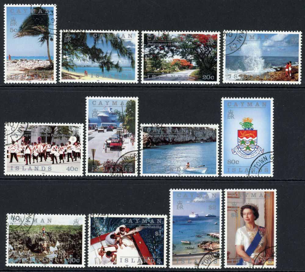 Cayman Islands 1991 SG.725-736 F/U