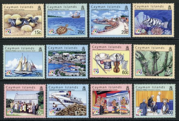 Cayman Islands 2003 SG.1019-1030 U/M