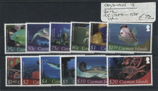 Cayman Islands 2012 SG.1284-1295 U/M