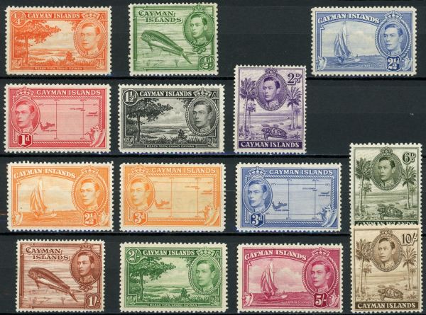 Cayman Islands SG.115-126a M/M