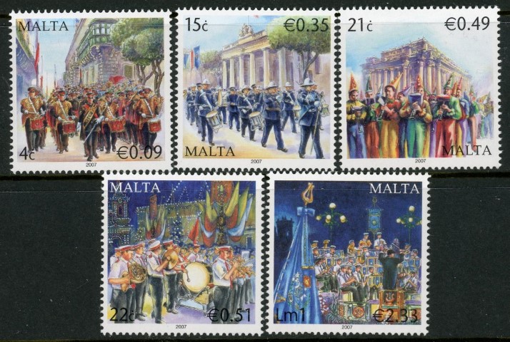 Malta 2007 SG.1569-1573 U/M