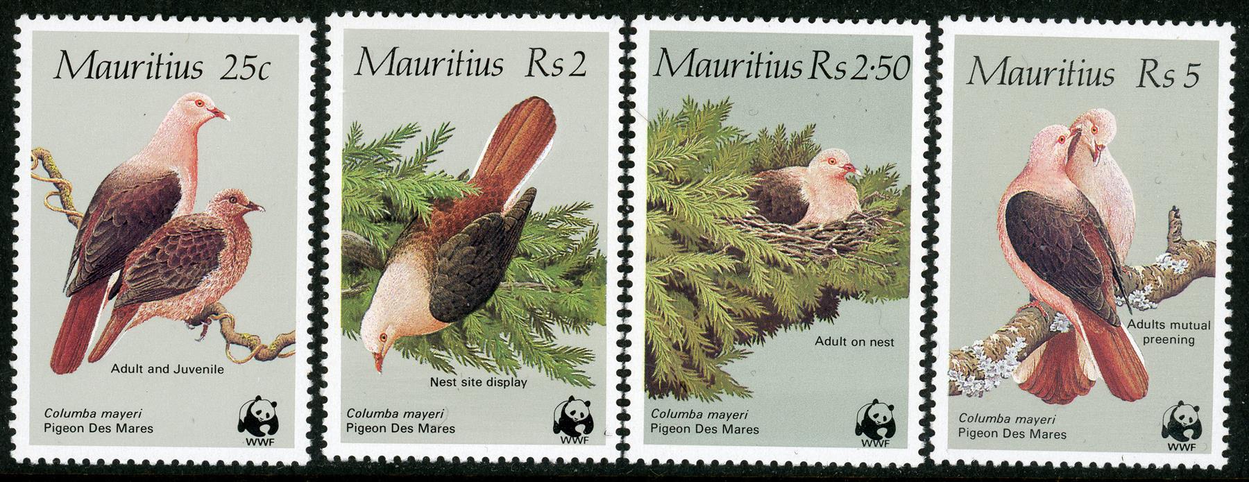 Mauritius 1985 SG.708-710 U/M