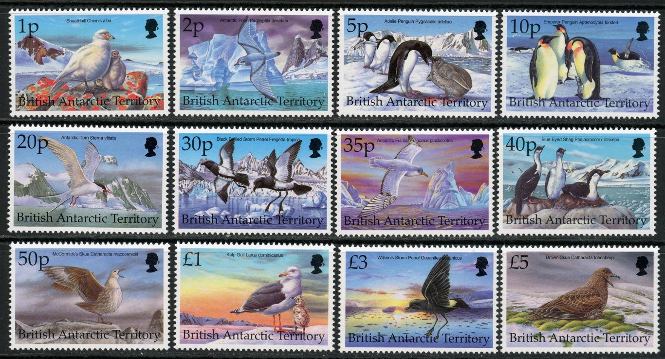 British Antarctic Territory 1998 SG.290-301 U/M