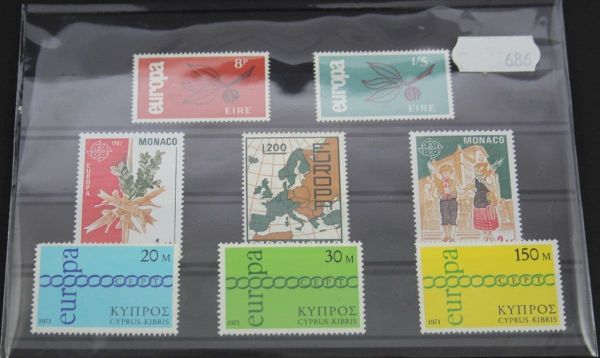 CEPT-Europa 150 Stamps (Mint) (Diff. to 685 (686)