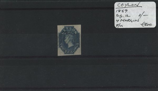 Ceylon 1859 SG.12 F/U