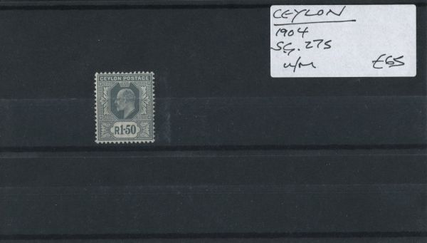 Ceylon 1904 SG.275 U/M