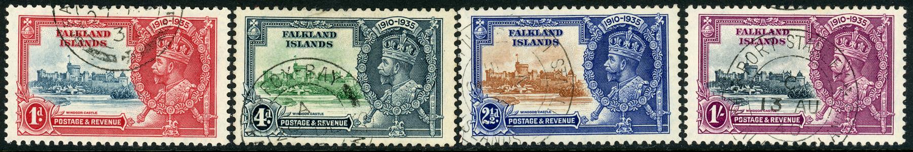 Falkland Islands 1935 SG.139-142 F/U