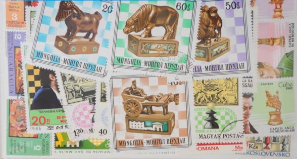 Chess 25 Stamps (M111)