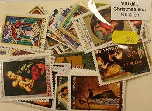 Christmas + Religion 100 Stamps (588)