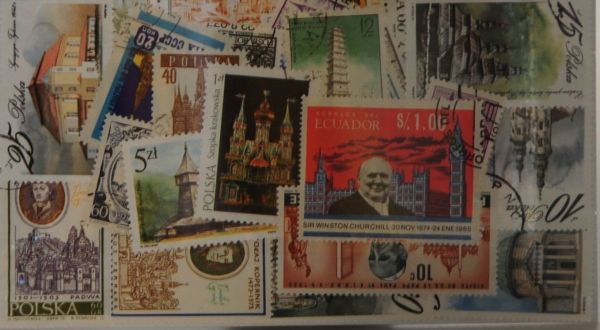 Churches 25 Stamps (M50)