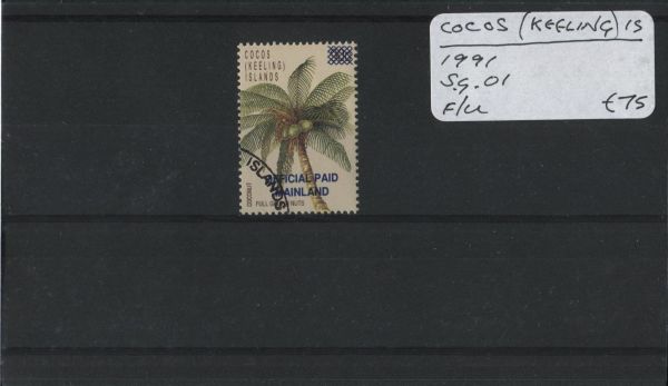 Cocos (Keeling) Is. 1991 SG.O1 F/U