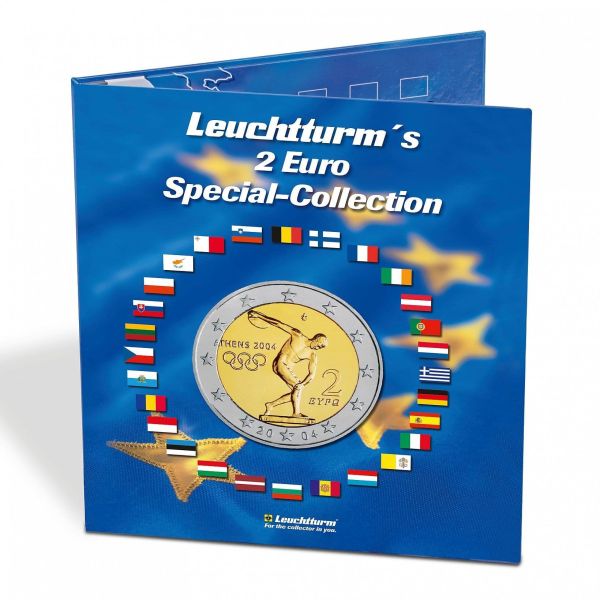 Coin Album PRESSO, Euro Collection For 2-Euro Coins