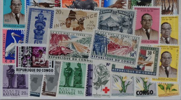 Congo 25 Stamps (L63)