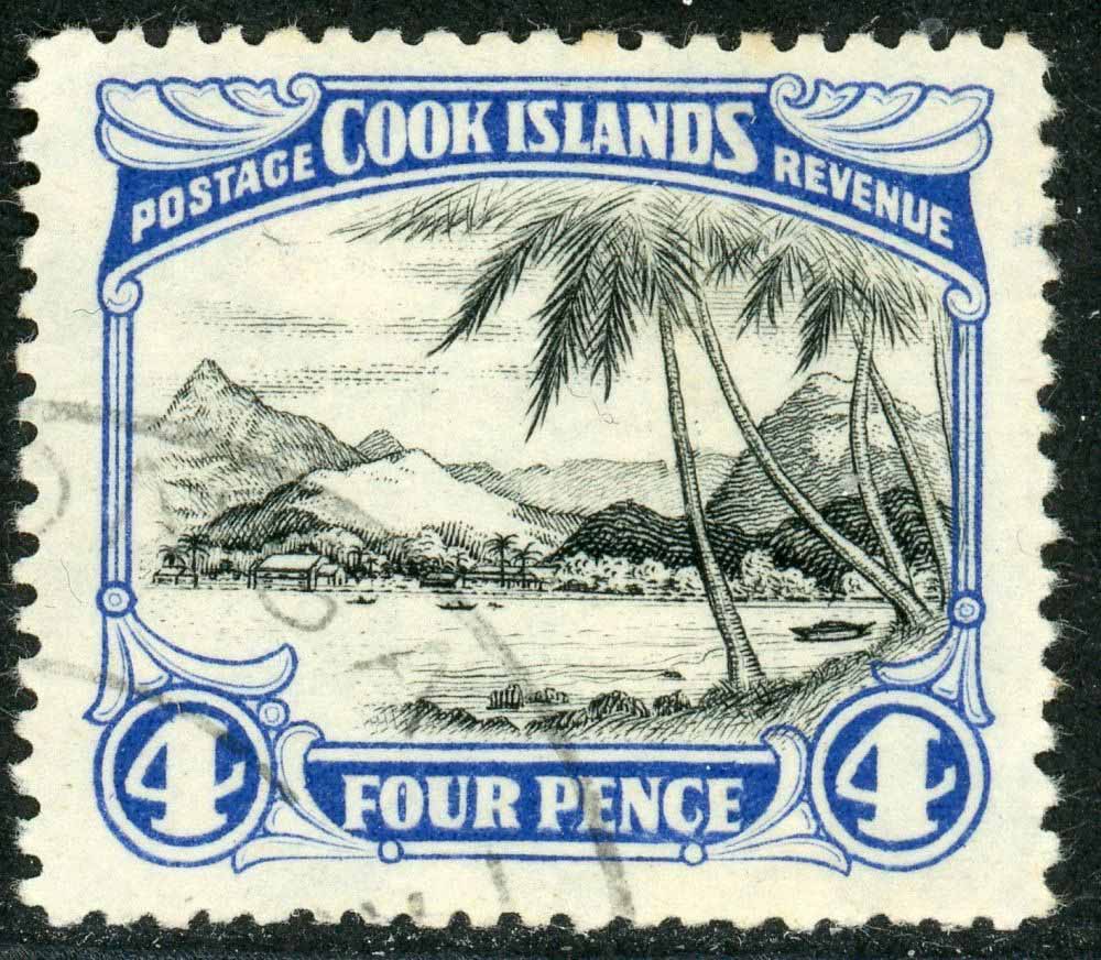 Cook Islands 1932 SG.103a F/U perf 14