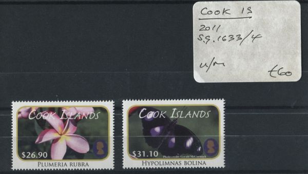 Cook Islands 2011 SG.1633-4 U/M