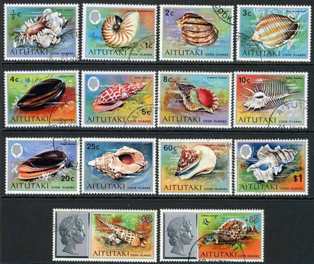 Cook Islands / Aitutaki 1974-75 SG.97-110 F/U