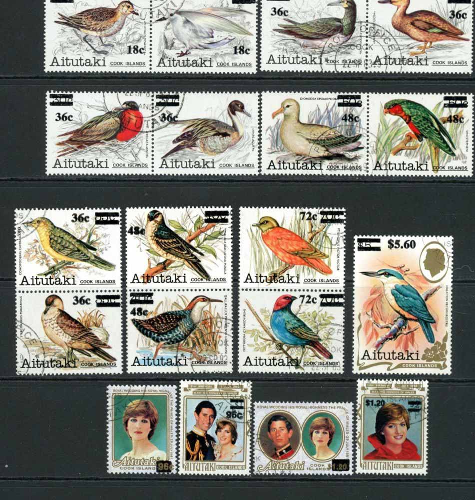 Cook Islands / Aitutaki 1983 SG.447-465 F/U