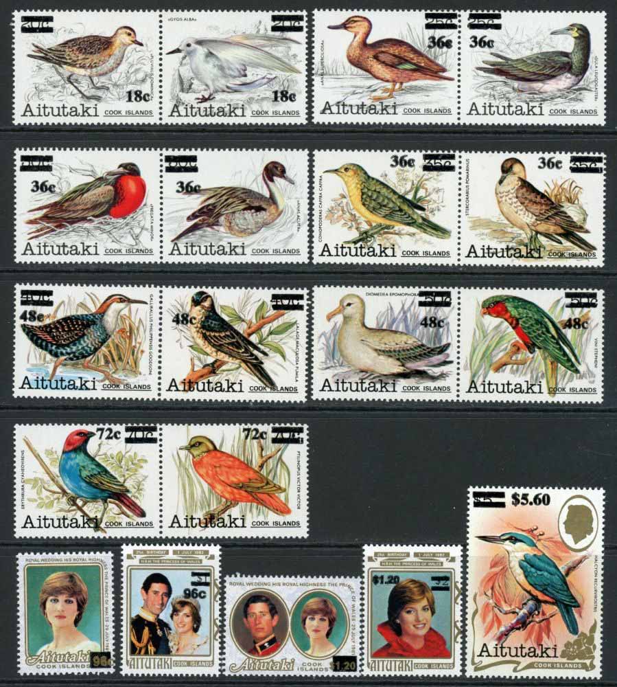 Cook Islands / Aitutaki 1983 SG.447-465 U/M