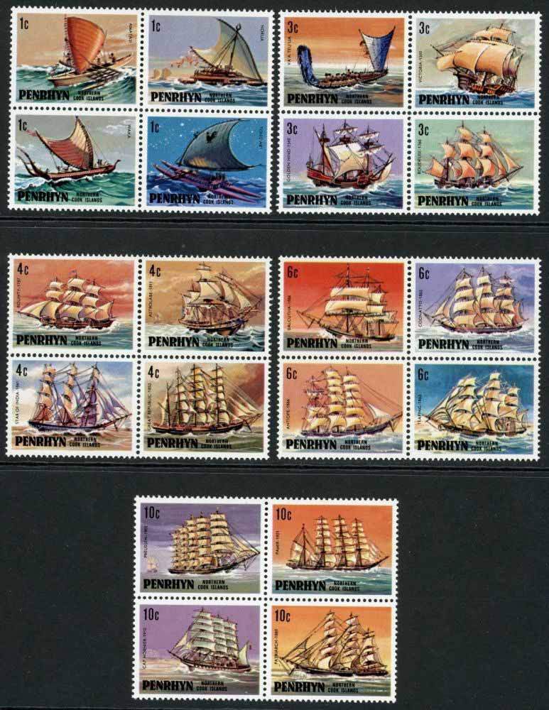 Cook Islands / Penrhyn Island 1981 SG.166-208 U/M