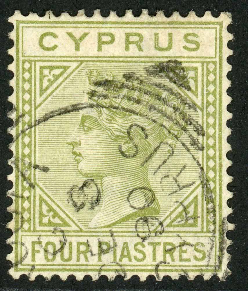 Cyprus 1882 SG.20 F/U