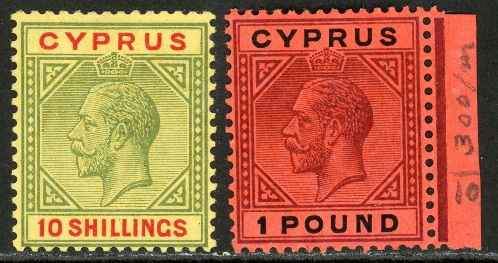 Cyprus 1923 SG.100-101 M/M