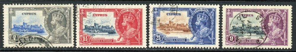 Cyprus 1935 SG.144-147 F/U