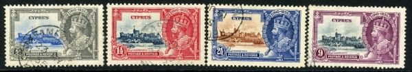 Cyprus 1935 SG.144-147 F/U (1)