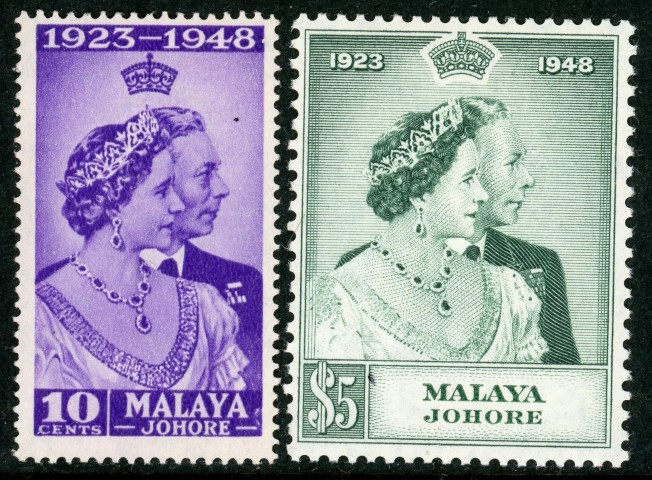 Malaysian States / Johore 1948 SG.131-132 M/M