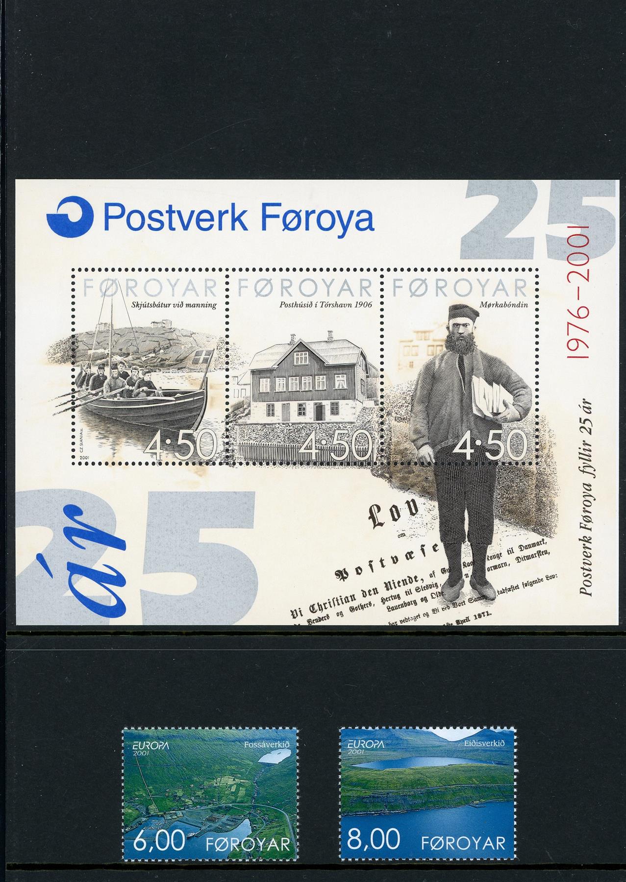 Faroe Islands 2001 Collectors Pack