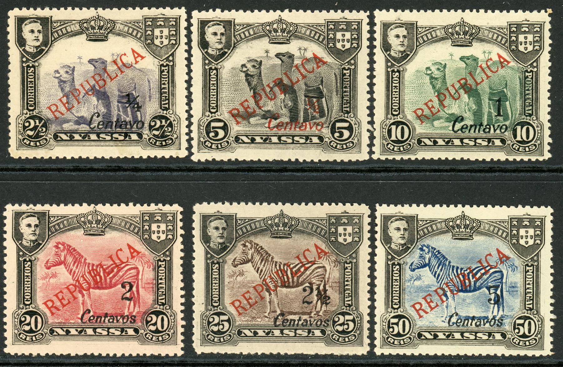 Mozambique / Nyasa Company 1911 SG.53-64 M/M