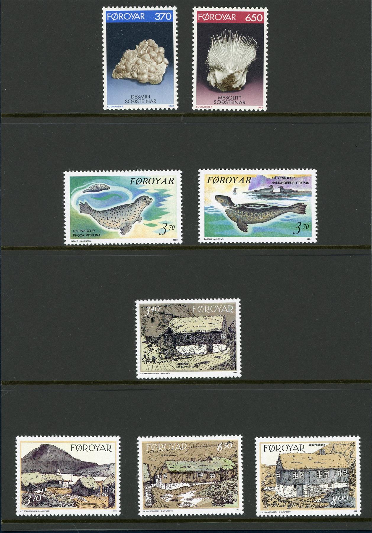 Faroe Islands 1992 Collectors Pack