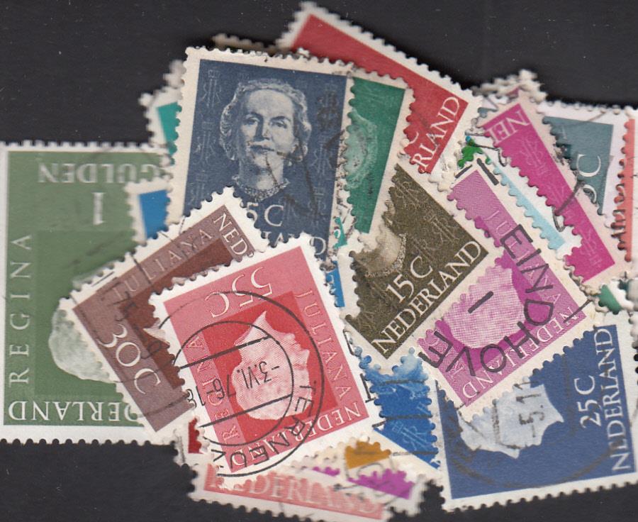 Dutch stamps, Queen Juliana - 50 Stamps