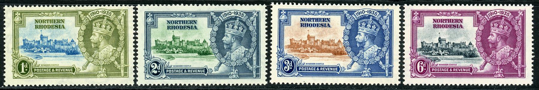 Northern Rhodesia 1935 SG.18-21 U/M