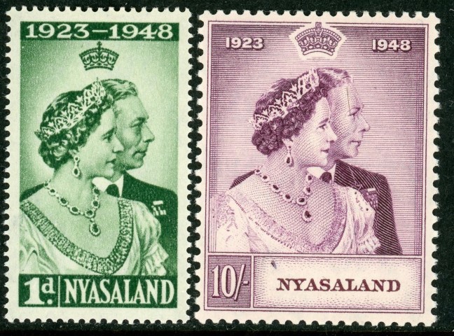 Nyasaland 1948 SG.161-162 M/M