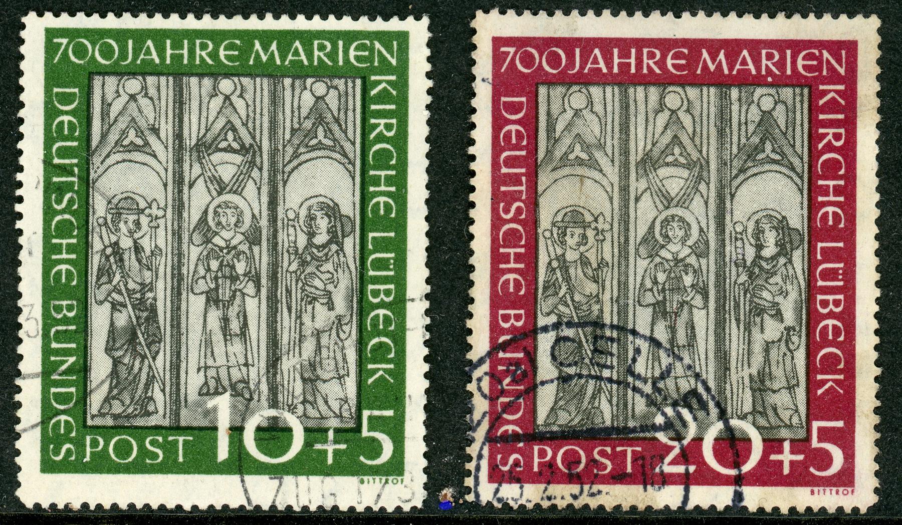 Germany / West 1951 SG.1065-1066 F/U