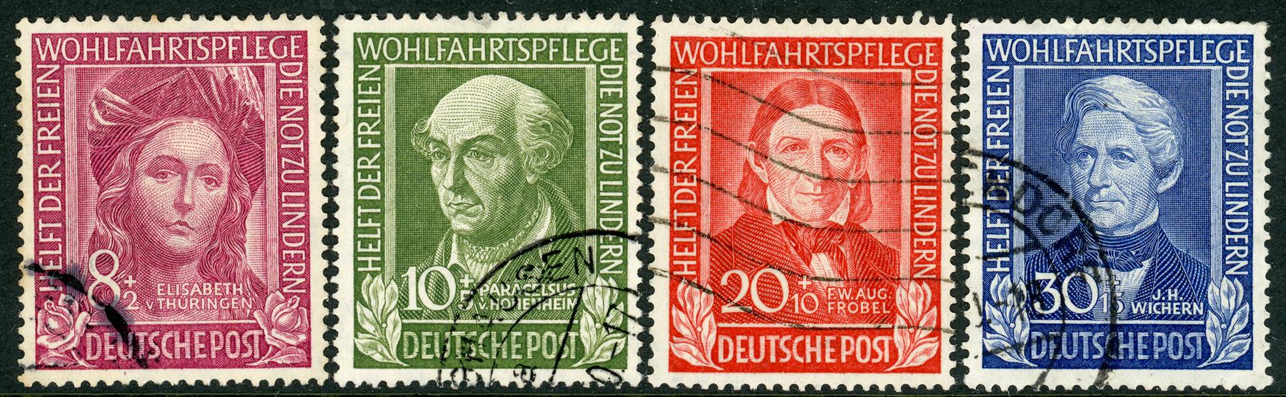 Germany / West 1949 SG.1039-1042 F/U