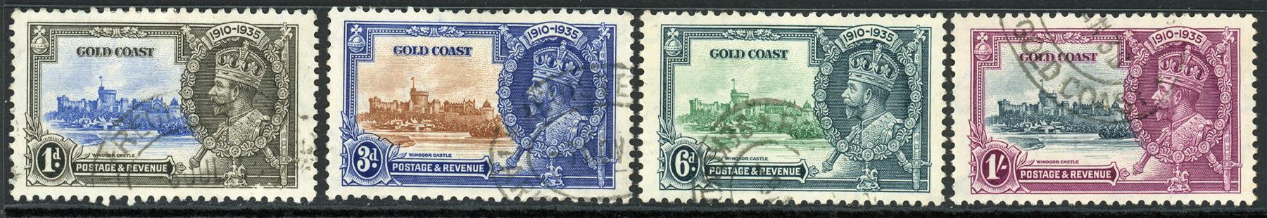 Gold Coast 1935 SG.113-116 F/U