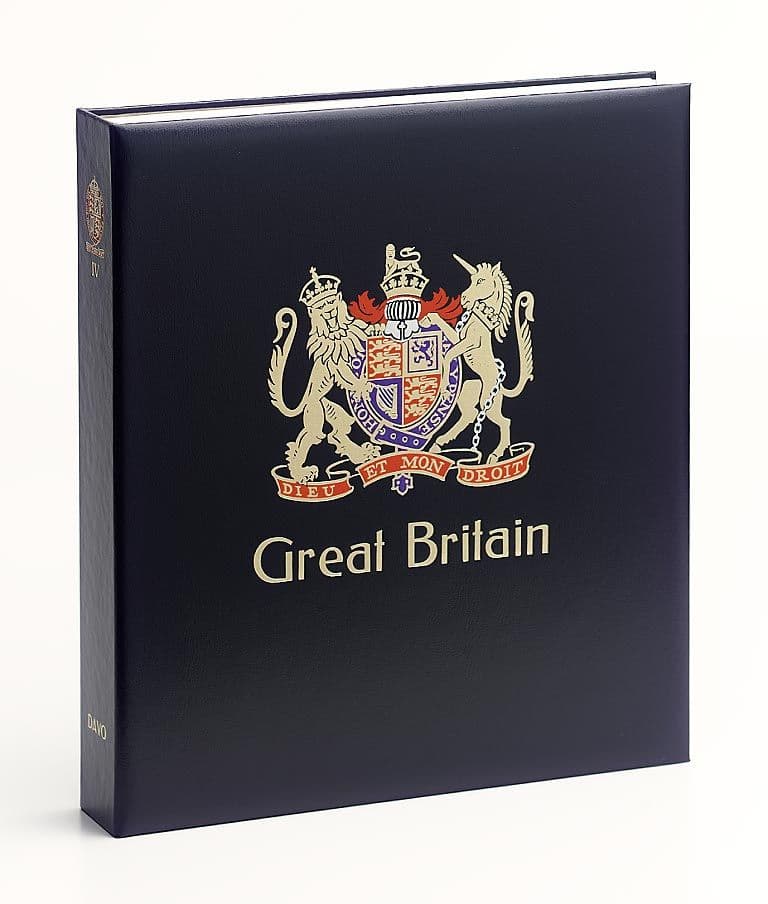 DAVO Luxe binder stamp album Great Britain