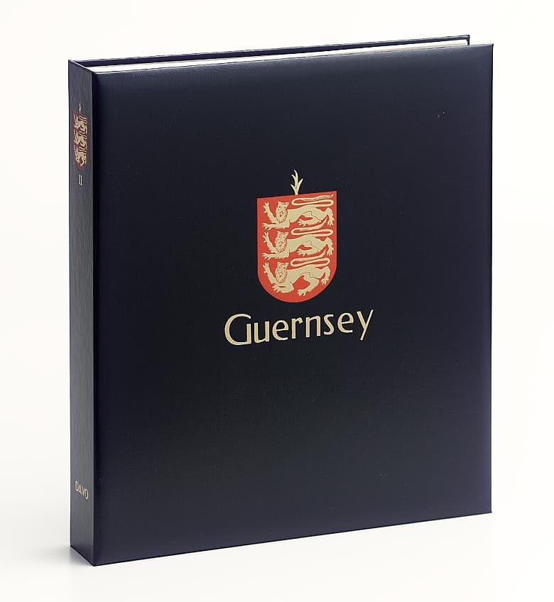 DAVO Luxe binder stamp album Guernsey