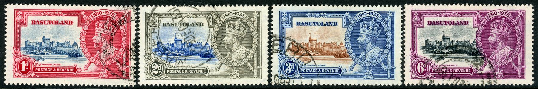 Basutoland 1935 SG.11-14 F/U