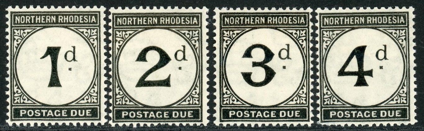 Northern Rhodesia 1929 SG.D1-D4 M/M