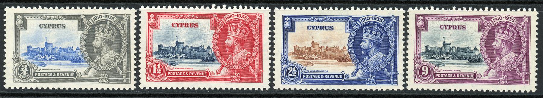 Cyprus 1935 SG.144-147 M/M