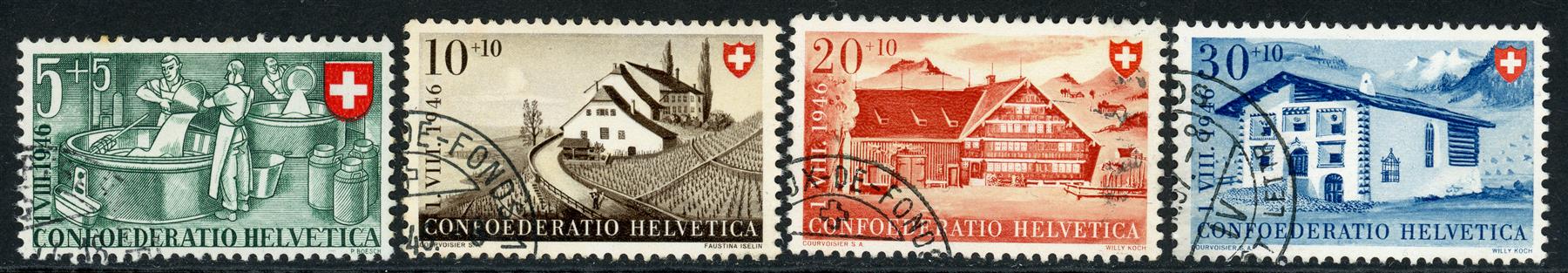 Switzerland 1946 SG.467-670 F/U