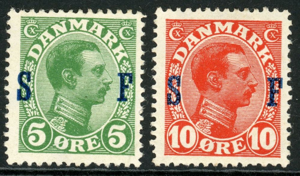 Denmark 1917 SG.M188-M189 M/M