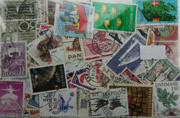 Denmark 350 Stamps (ww006)