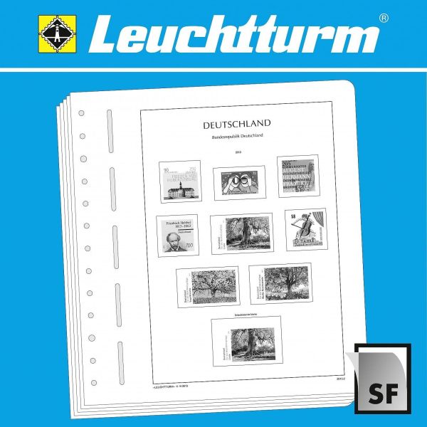 DEUTSCHLAND Blank album pages for vending machine stamps (12 pages)