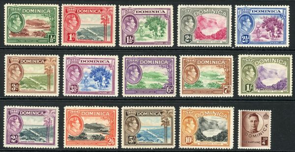 Dominica 1938-47 SG.99-108a M/M