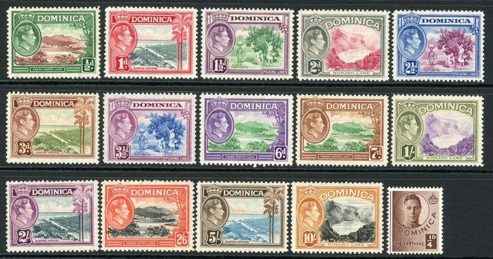 Dominica 1938-47 SG.99-109 M/M