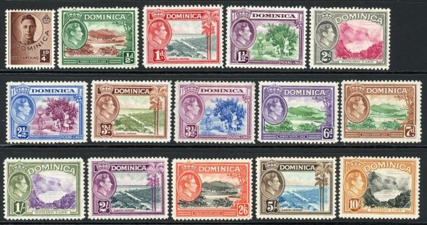 Dominica 1938-47 SG.99-109 M/M (2)