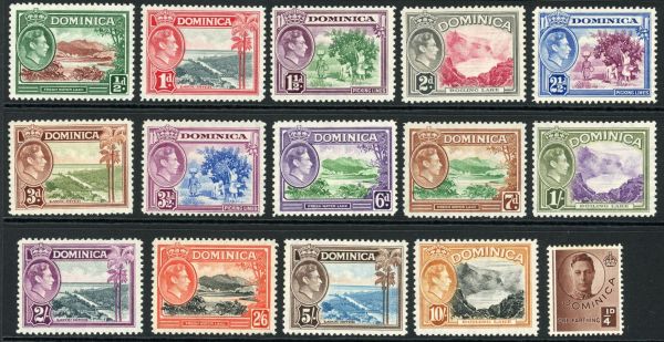 Dominica 1938-47 SG.99-109a M/M